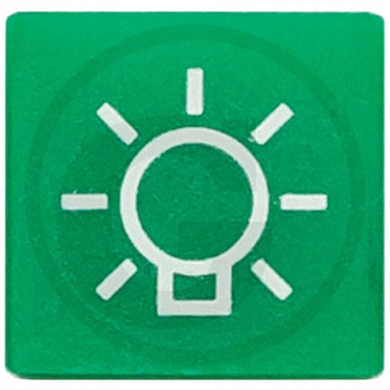 Zetor proxima šono ir artimųjų žibintų simbolis