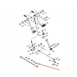 Ta700 431a 01 stabdžių strypo šakės