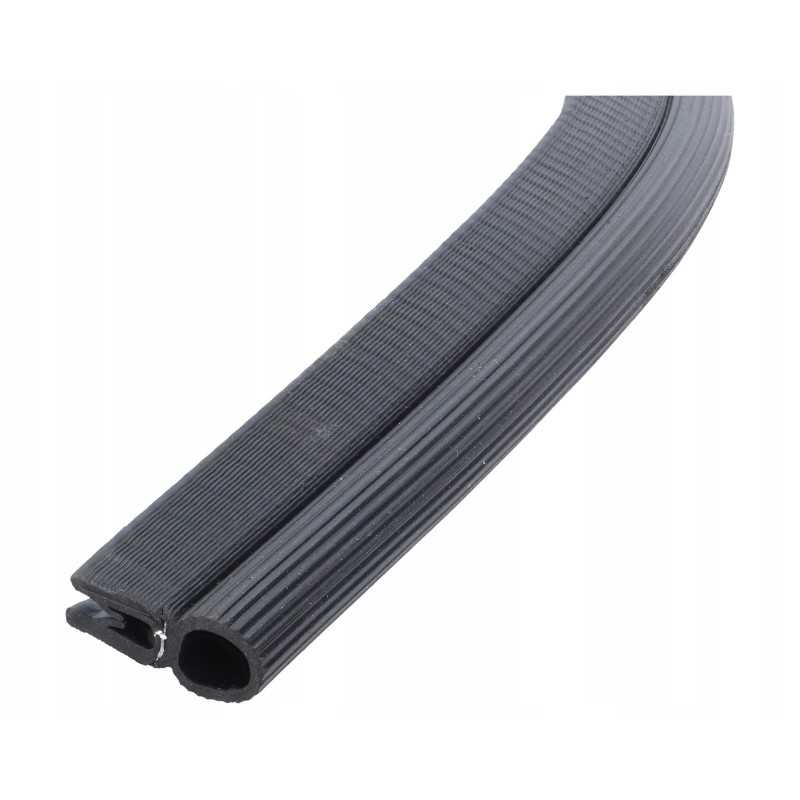 Sustiprintas guminis tarpiklis traktoriaus lango kraštui