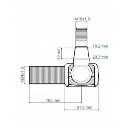 Strypo galas renault 7700658834 m24x1 5 liko
