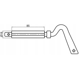 Kiper nuverčiami kamuoliukai fi 60 po 3 5t ant nugaros, 2 vnt