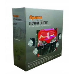 LED darbinių lempų komplektas 163751