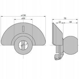 Kamuoliukas su apykakle ir kaiščiu 2 kat. 2 56x28 pakeisti