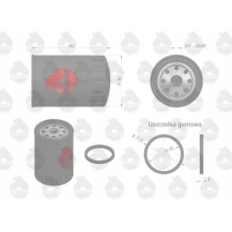 Alyvos filtras pp 89 mf 4, supakuotas po 12 vnt., originalus