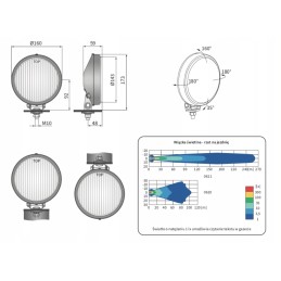 Papildomas priekinis žibintas h3 wesem 0611 44900