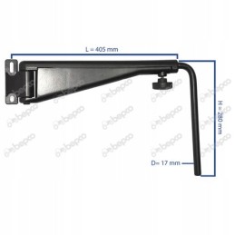 Dešinysis veidrodėlio laikiklio svirtis Valmet Valtra 34302100