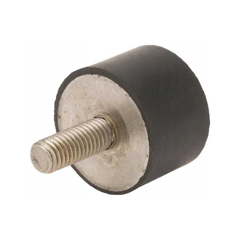 Metalo-gumos amortizatorius, nerūdijantis plienas, D tipas