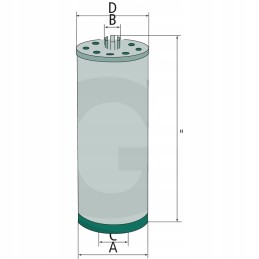 Variklio alyvos filtras 02931093 04208015 hu9472x