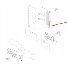 Te2s133020001k radiatoriaus dangtis