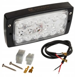 LED darbo lempa stačiakampė 27w 3375 lm 10 30v