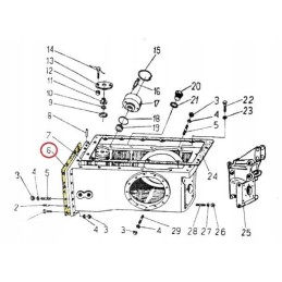 Galinės ašies kėbulo sandariklis, priekinis c 330 cop