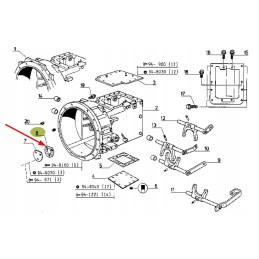 7700624976 mechaninės sankabos sandariklis