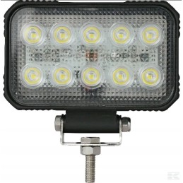 LED darbo lempa stačiakampė 15w 1900 lm 10 30v