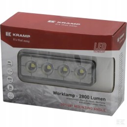 Stačiakampė LED darbo lempa 24w 2800lm 9 36v