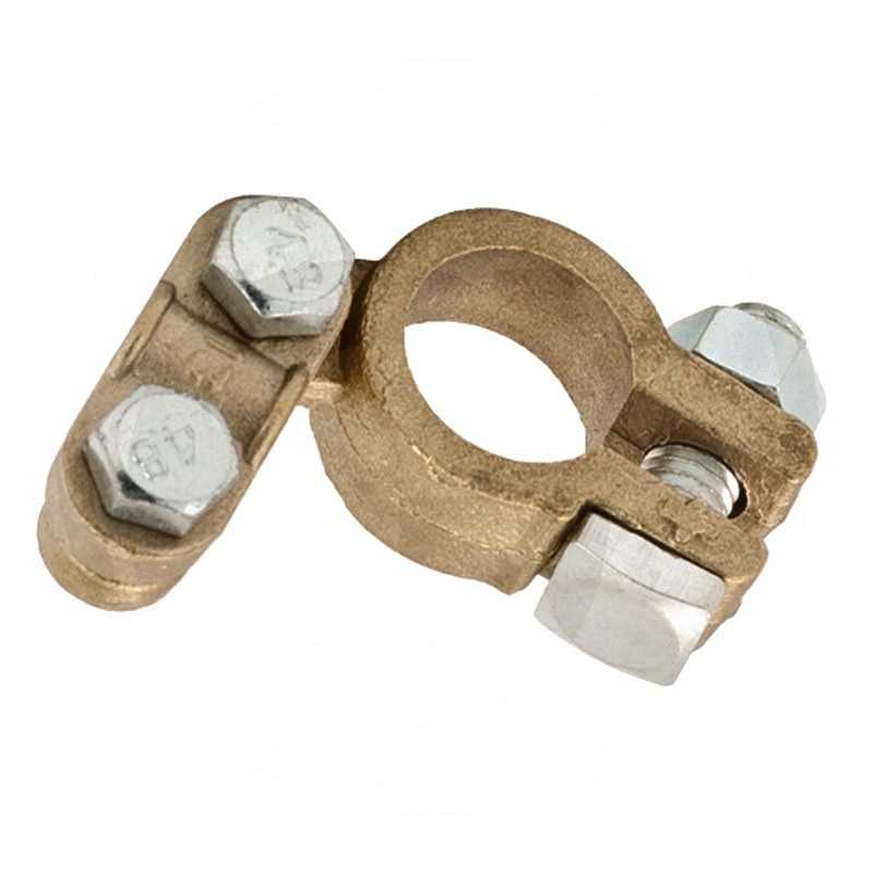 Akumuliatoriaus gnybtas C 330 neigiamas žalvaris 10 vnt