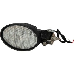 Ovali LED darbinė lempa 24w 2240lm prožektorių šviesa