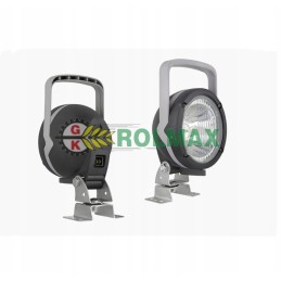 Halogeninė darbinė lempa su šviesos ir lemputės reguliavimu