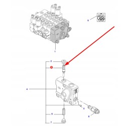 3972037m1 hidraulinių vožtuvų remonto komplektas