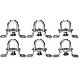 Pasukama borto rankena, brezento laikiklis, 6 vnt