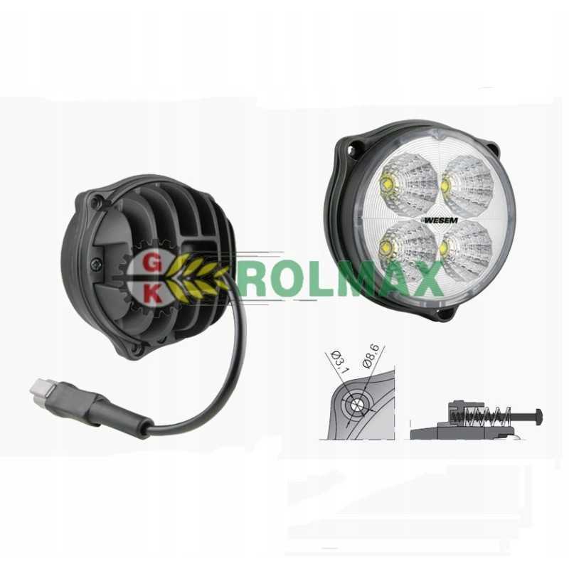LED darbo lempa 58 1500lm dt04 2p crc5d jungtis