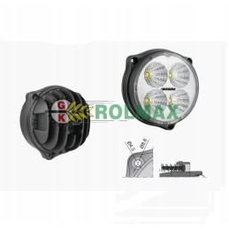 LED darbo lempa 58 1500lm amp superseal 2p dangtelis