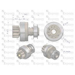Starterio movos mazgas, kibirkštinio tipo MSX 190
