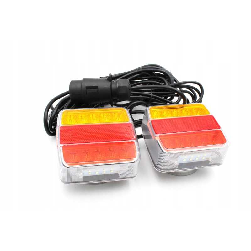 LED apšvietimo komplektas žemės ūkio technikos priekabai