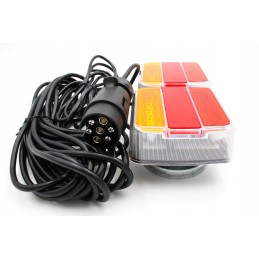 LED apšvietimo komplektas žemės ūkio technikos priekabai