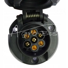 Kištukinis lizdas, 7 polių laidai