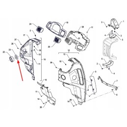 P5s81301128 oro tiekimo putų įdėklas
