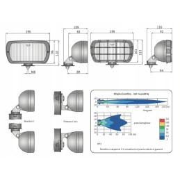 Wesem HP1 00101 rūko žibintas 195x96mm