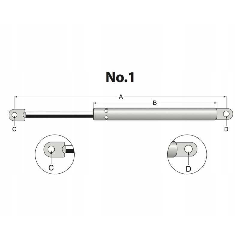 Stabilus 9339lq dujų amortizatoriaus pavara