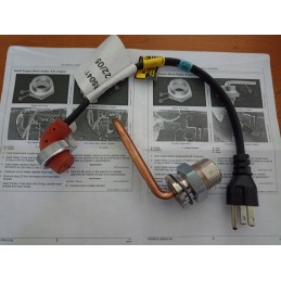 Re227949 john deere aušinamas vidutinis šildytuvas