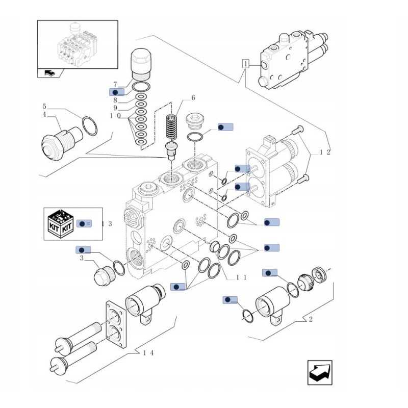 New Holland skirstytuvo tarpiklių rinkinys 1 32 773