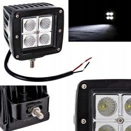 LED darbo lempa 4 LED 16W 1400lm potvynis