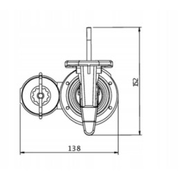 Kuro padavimo siurblys tinka Perkins 2641a065kr