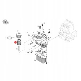 Fendt f411201510010 variklio alyvos filtras originalus