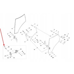 Ts06451013017 pilnas kairiojo salono durų užraktas
