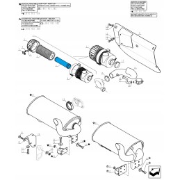 New Holland oro filtro įdėklas 85814175 cnh