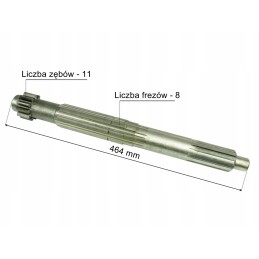 Velenas sukabina storą 464 mm Claas 671661 frezą