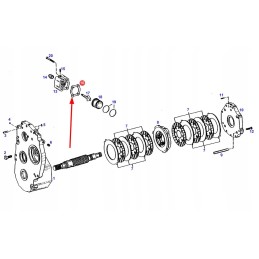 F824100070120 kardaninio stabdžio sandariklis