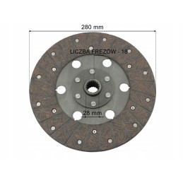 Sankabos diskas, 1 pakopa 46 41 101 1 46411011 004