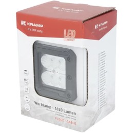 Kvadratinė LED darbo lempa 18w 1620lm 10 30v