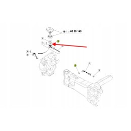 7701572806 priekinės ašies jutiklio sandarinimo žiedas