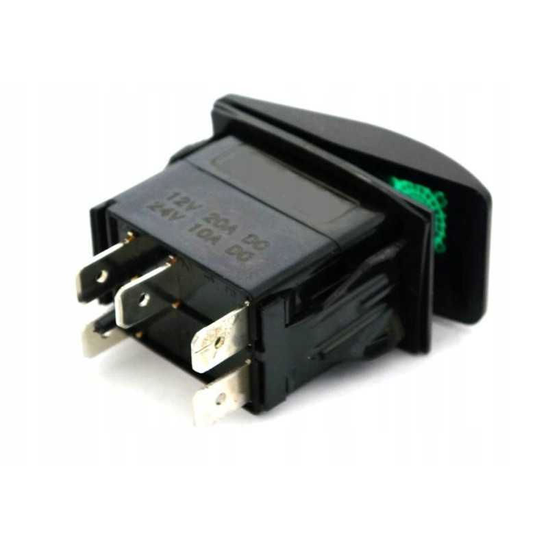 LED šviesos jungiklis 5 kontaktų visureigių automobilių c