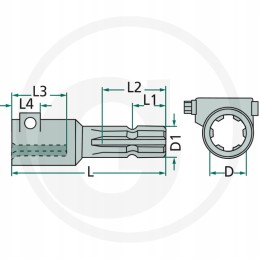 Prailginimas su slankiojančiu kaiščiu 7500138138175