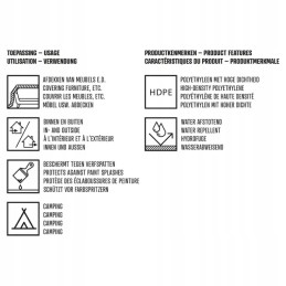 Dengiamoji folija hpde 4x5m 6mm skaidri