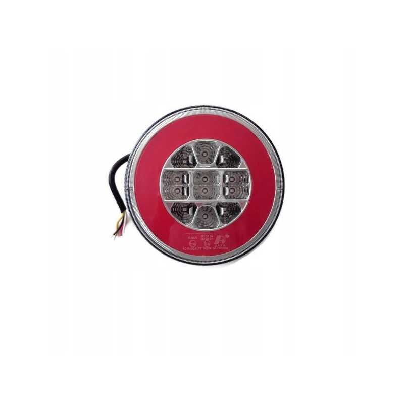 LED lempa 3 funkcijų apvali priekaba LED L1848