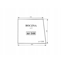 Šoninis langas c 355 Čekų 144