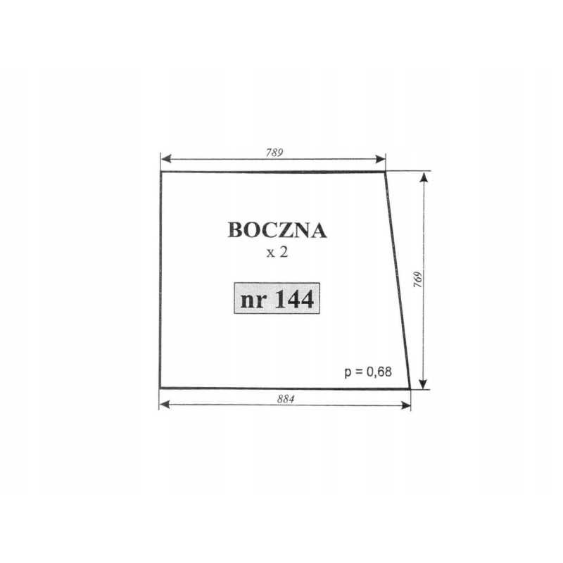 Šoninis langas c 355 Čekų 144